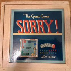 "Sorry!" Nostalgia Edition Game In Wooden Box 
