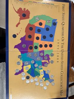 First State Quarters Collector’s  Map