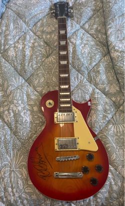Guitar signed by BB King with COA