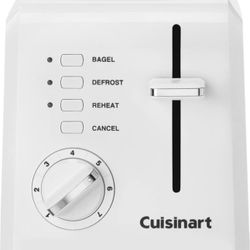 Cuisinart 2-Slice Toaster, Compact, White, CPT-122