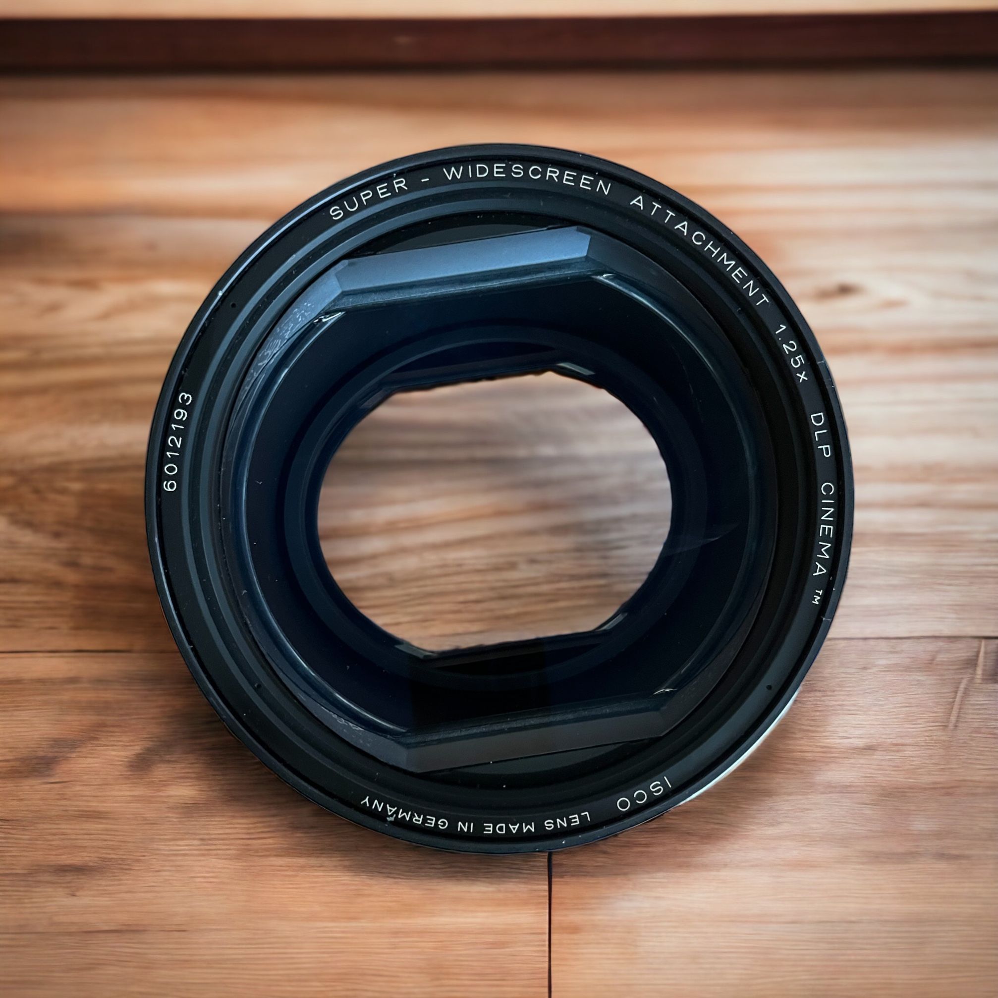 ISCO Optic Germany 1.25x Cinema DLP super Wide-screen anamorphic lens