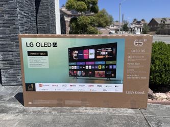 65B5 65” Lg smart 4k oled hdr tv