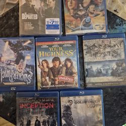 7 Blu-ray Action Movies - 2 New