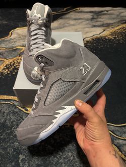 Jordan Retro 5 Wolf Gray