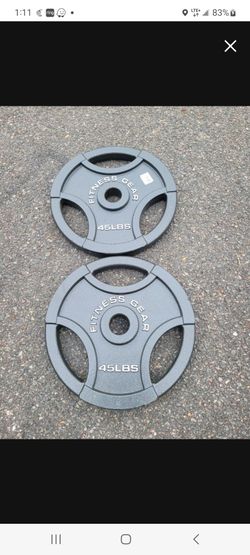 Olympic Grip Plates-45lbs Cash or Zelle