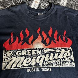Green Mesquite Texas Bbq T-shirt 
