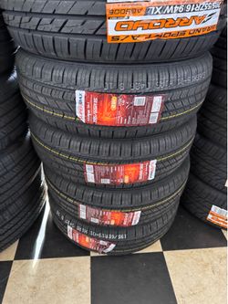 ✅📲195/65/15 vendo set de llantas nuevas Supermax all-season