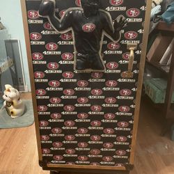 San Francisco 49ers Antique Trunk Bar