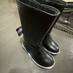 Toddler Black Boots 