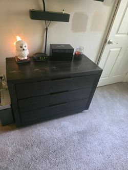 Dresser and cal king bed frame and headboard