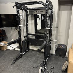 Vesta Fitness PRO SERIES 2-1 Ultimate Half Rack Functional Trainer/Gym Equipment/ Home Gym/ Fitness/ FREE DELIVERY 🚚 