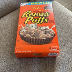 Empty Reeses Puffs Box 
