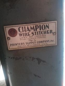 Champion wire Stitcher