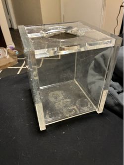 Clear Tissue Box Holder