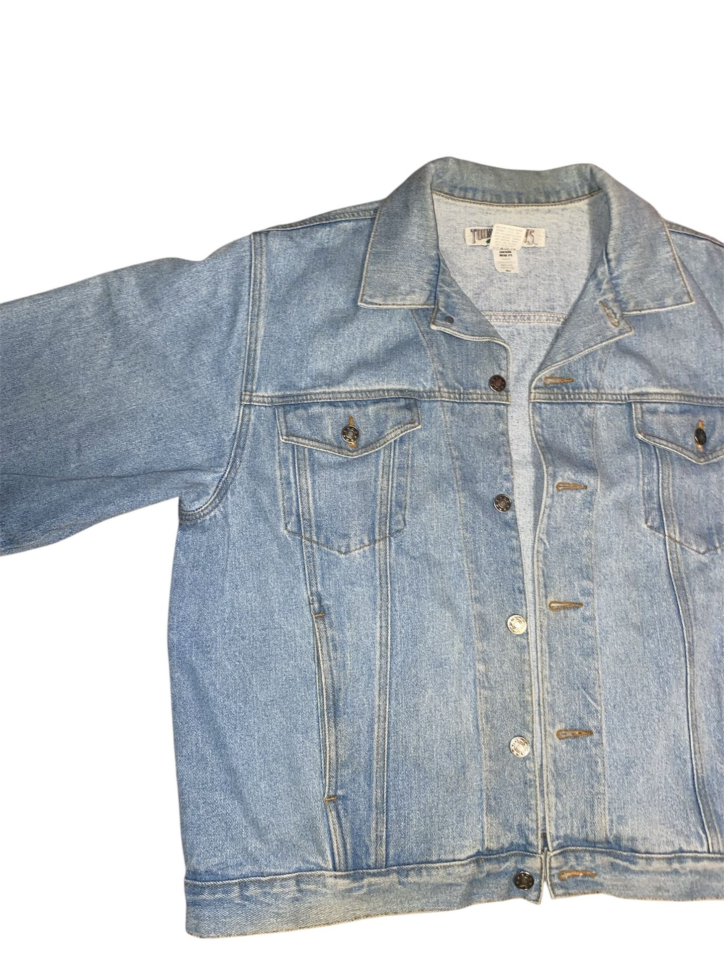 Todays News Blue Denim Jacket Made In Mexico Size Large