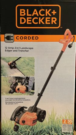 BLACK+DECKER 7.5 in. 12 Amp Corded Electric 2-in-1 Lawn Edger & Trencher