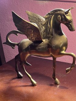 Horse Solid Brass. 11”x6”