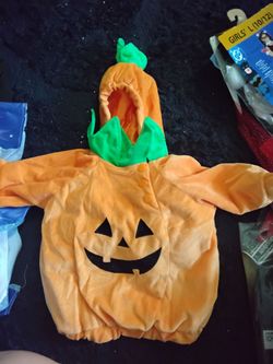Baby pumpkin costume
