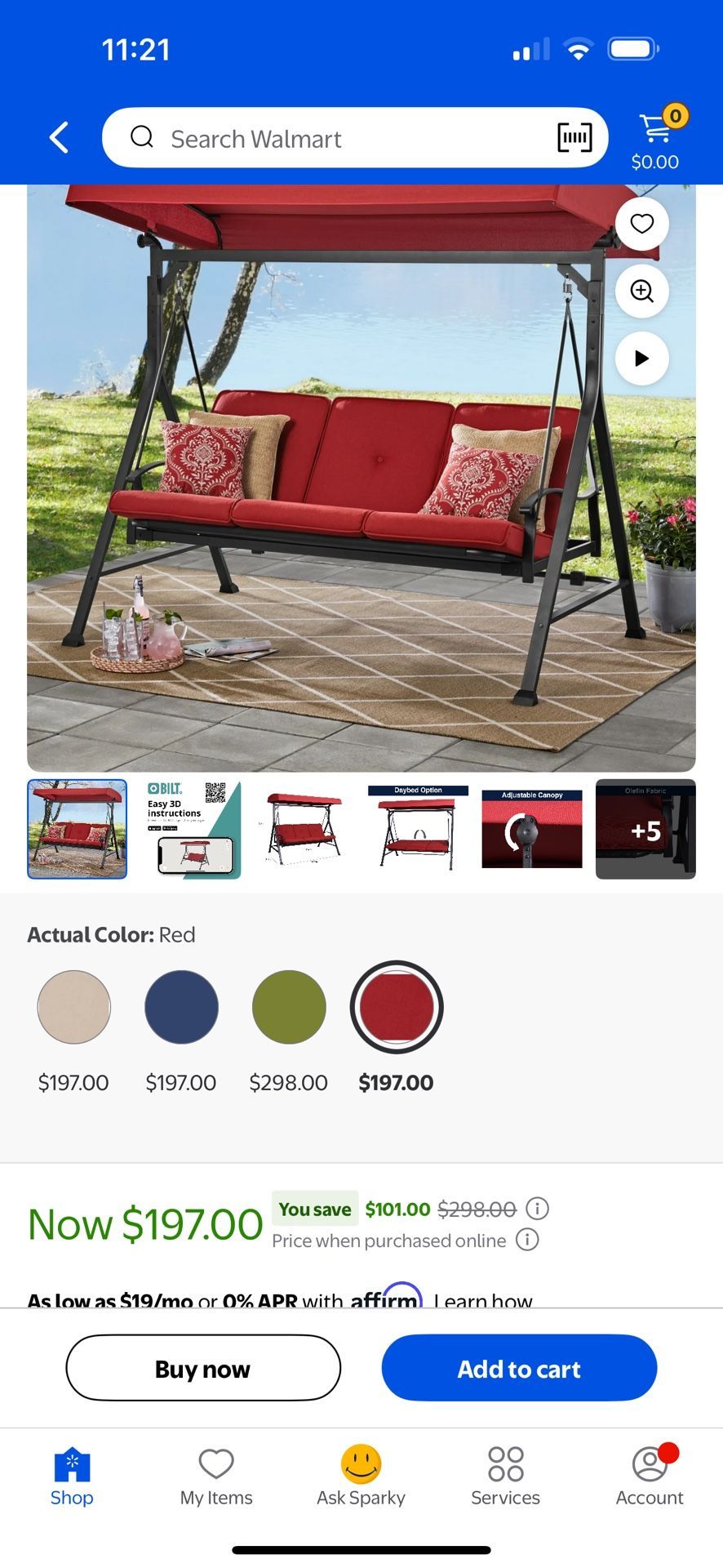 3 seat porch swing with canopy 