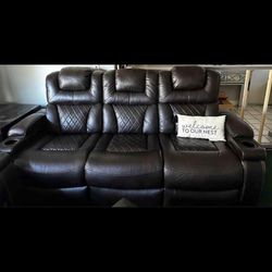 LEATHER COUCH