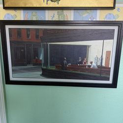 Nighthawks Painting