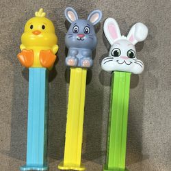 Lot of 3 Pez Easter 2021  Bunny Chick