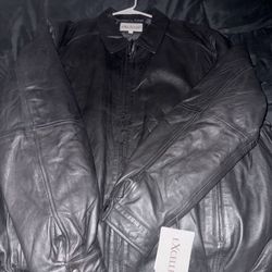 Men’s Leather Jacket 4xl Brand New