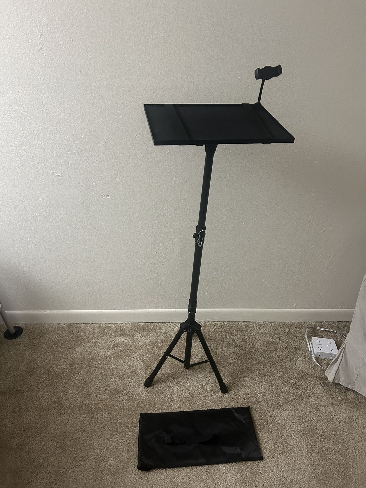 Projector Stand Tripod Adjustable black stand 