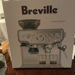 Breville Barista espresso machine with grinder 
