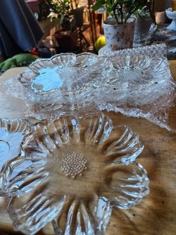 Glass Snack set