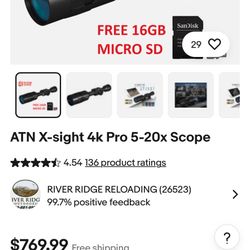 ATN Night Vision Scope