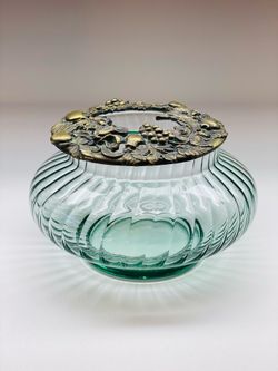 Rawcliffe  Decorative Bowl With Pewter Top