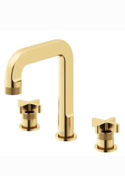 VIGO Brush Gold,  Bathroom Faucet VG01302MG