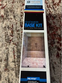 Shower base kit