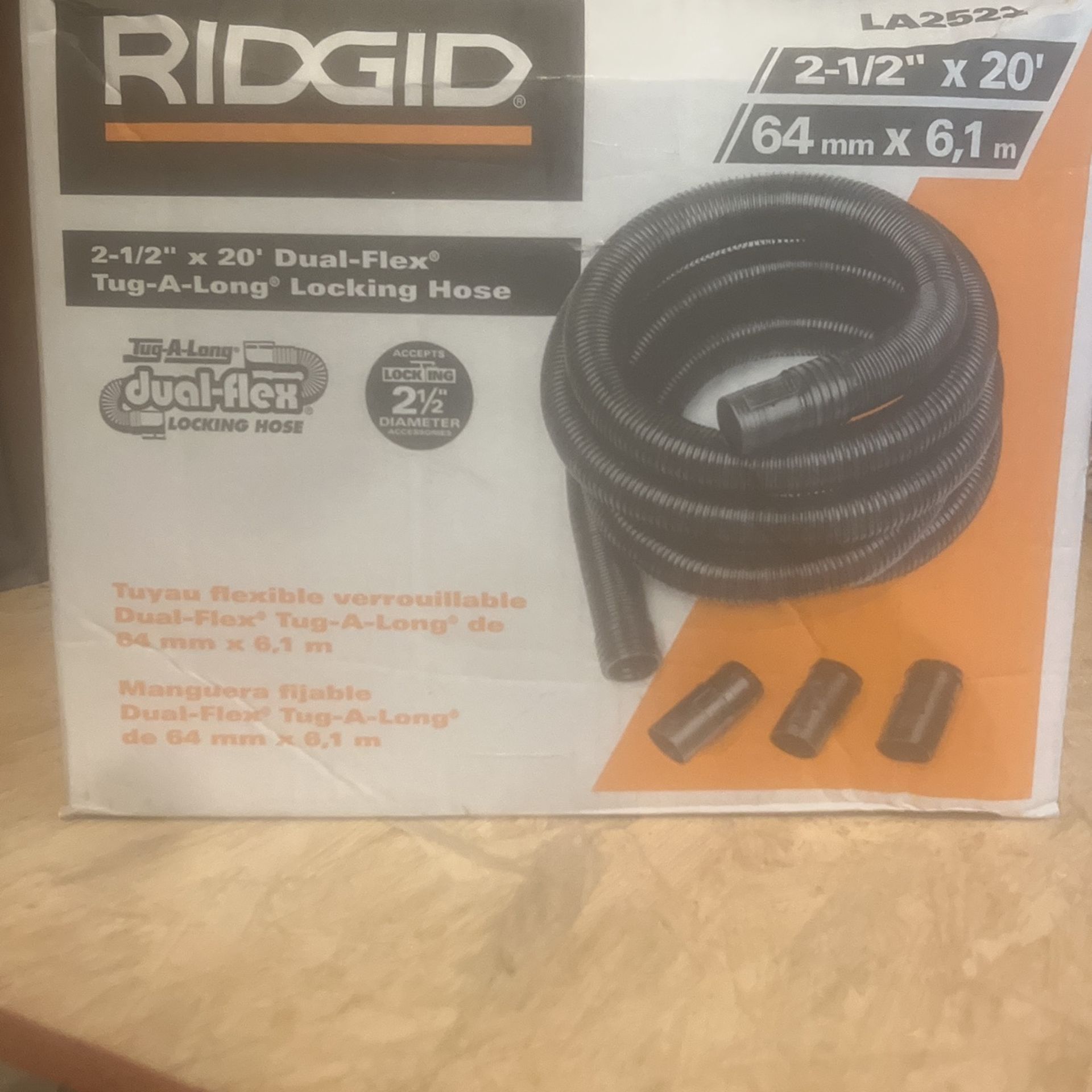 RIGID VACCUM HOSE (New in box)