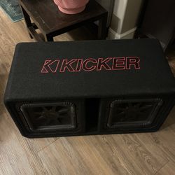 4 MONTH OLD KICKER SYSTEM! BEST DEAL YOULL FIND!