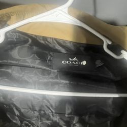 2xl Tan Coach Jacket 