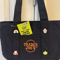 Trader Joes Limted Edition Mini Canvas Bag 