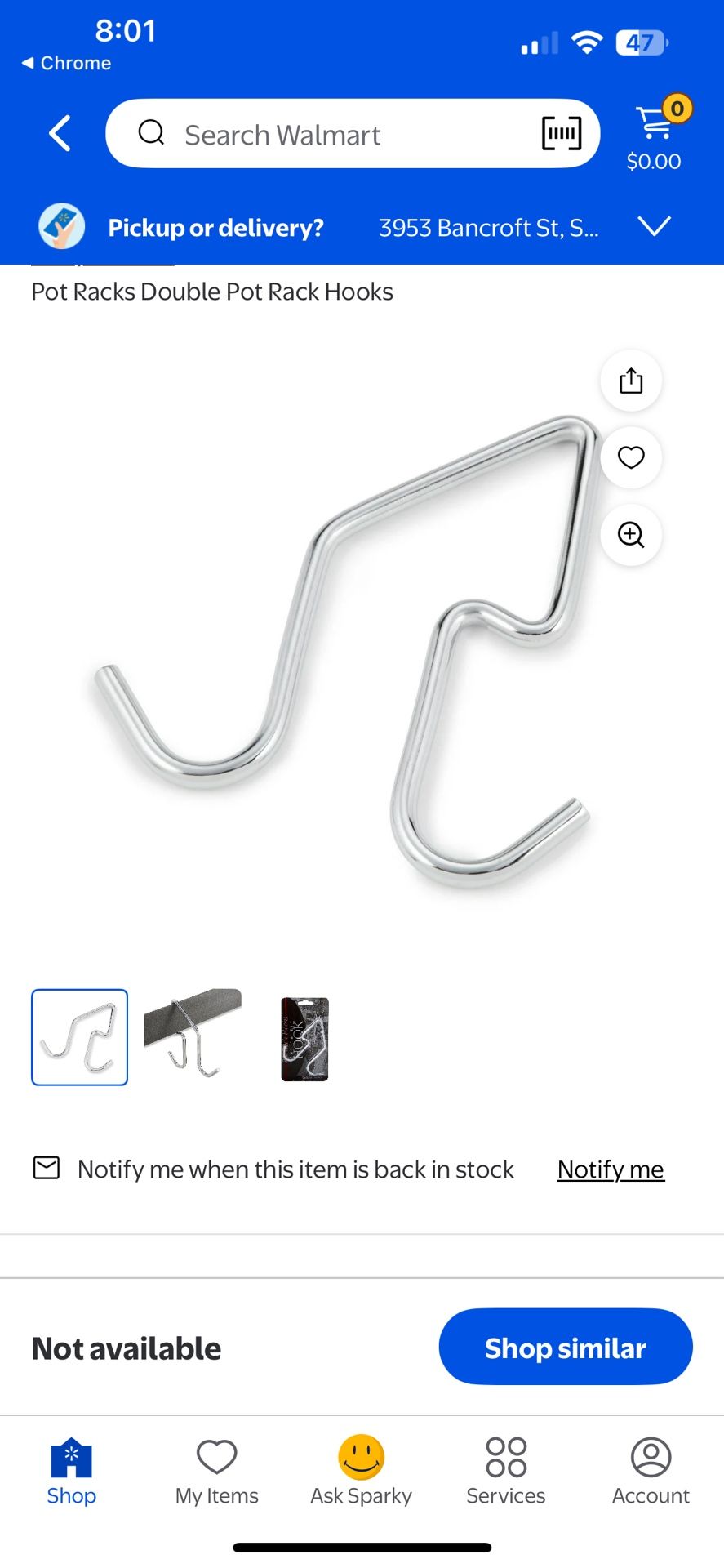 1. Pot Rack Hook