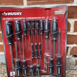 Husky 20 Piece Magnetic Screwdriver Set