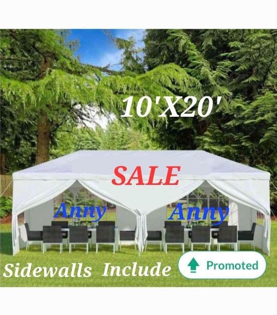 10x 20 wedding party tent outdoor canopy tent With Sides Carpa white FOR SALE