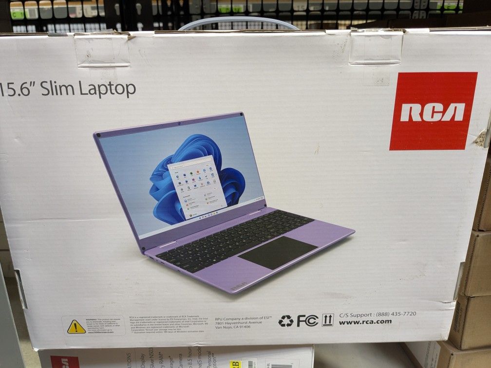 15.6" Slim Notebook, FHD, Intel Pentium N5030, Quad Core, 4GB RAM, 128GB Storage - Lavender