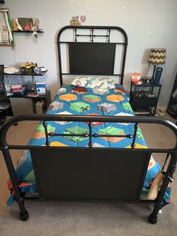 Bed Frame- Black Metal