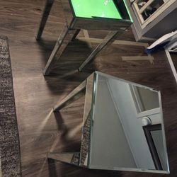 Mirror End Table 