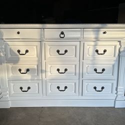 White dresser