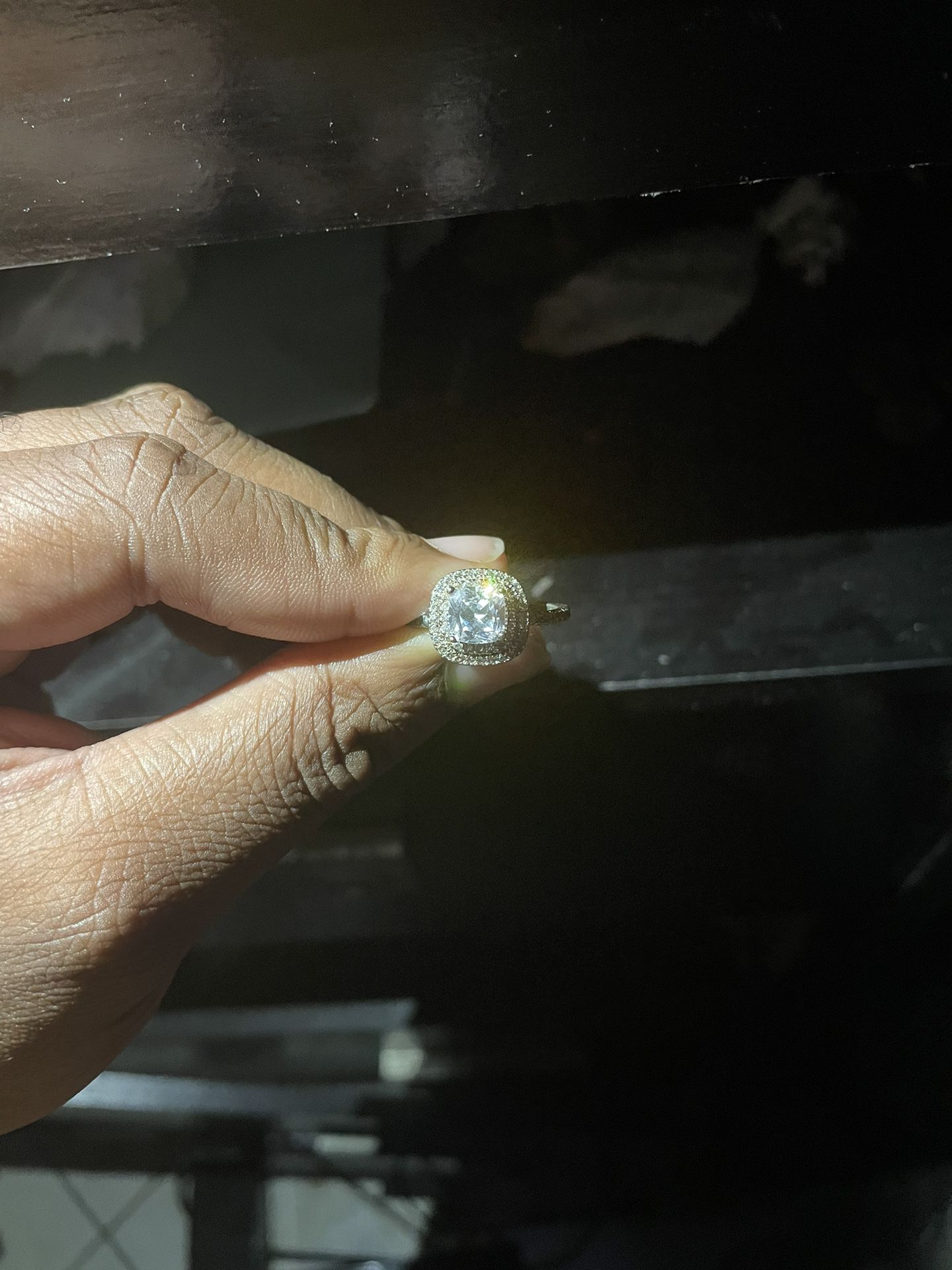 Wedding Ring 💍 White Gold Moissanite Diamonds
