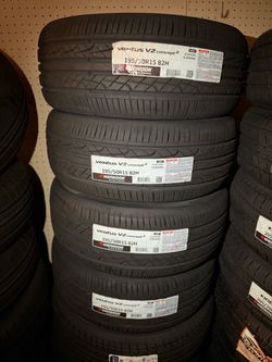 195/50R15 Hankook 4 new tires mounted and balanced included