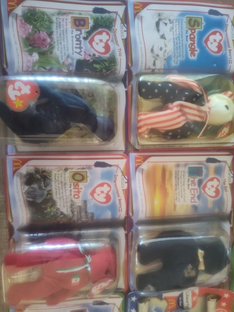 Carded Vintage Beanie Babies Collection