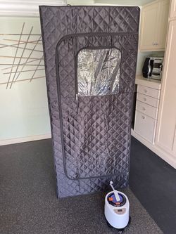 Portable Personal Steam Sauna Tent with Generator