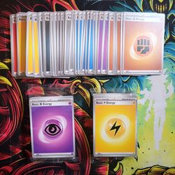 POKEMON (167) Energy Card Lot Mint (100 Sealed/ 67 Unsealed)